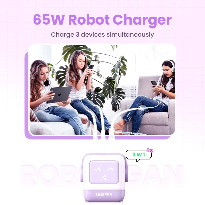 65W Gan Charger Robot